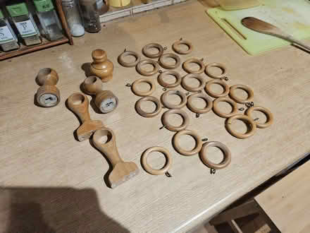 Photo of free Curtain rings and pole mounts (Kidlington OX5) #1