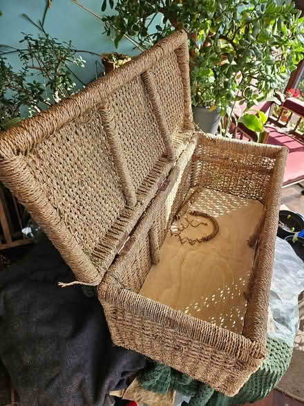 Photo of free Woven basket chest (Alcester Lanes End B14) #2
