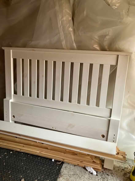 Photo of free Small double bed (4 foot) with mattress (Horkesley Heath CO4) #1