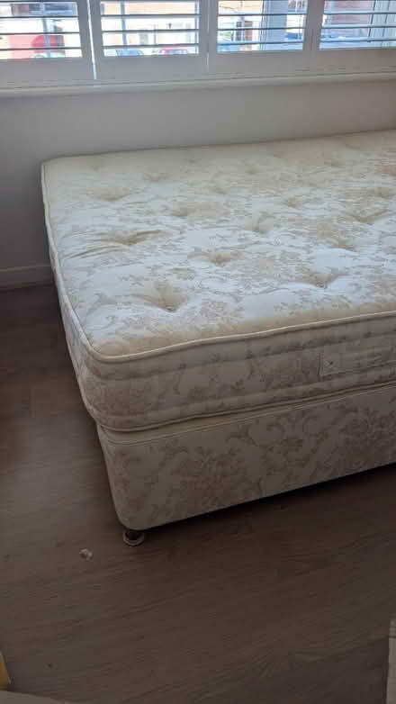 Photo of free 5ft relyon divan bed with (South Abingdon Oxfordshire) #3