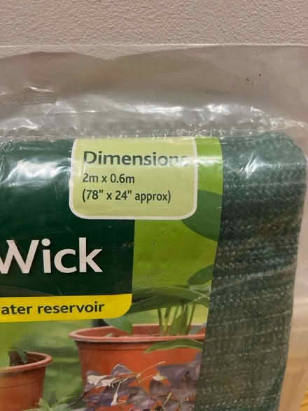 Photo of free Water wicking kit for plants (SM4, Morden) #2