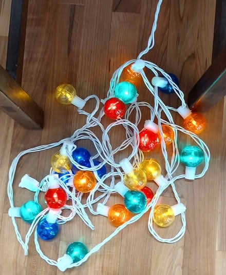 Photo of free String of colorful globe lights ((south) Central Park - Denver) #1