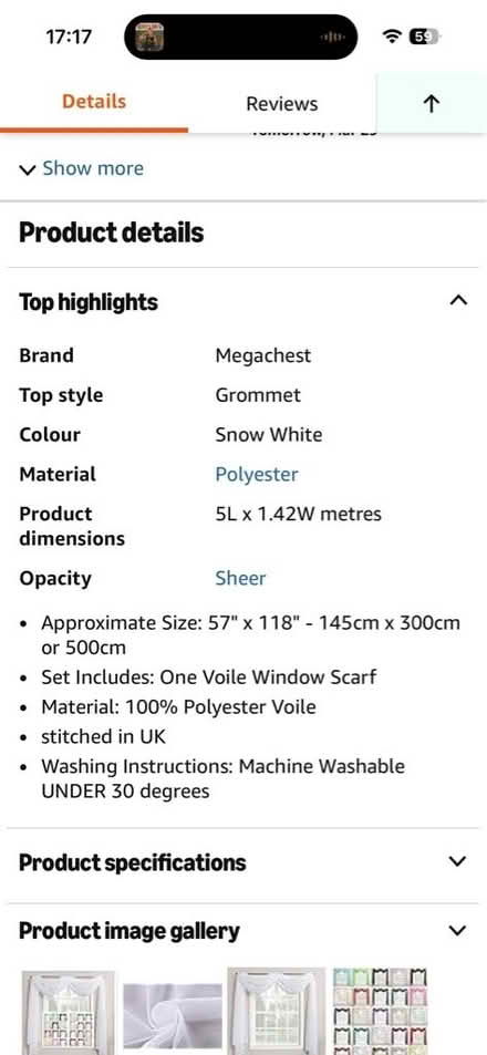 Photo of free Window scarf (Reading West RG1) #3