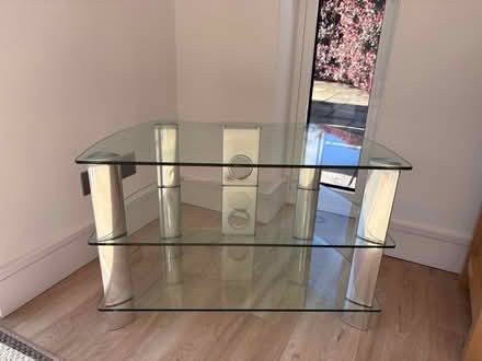 Photo of free Glass corner TV stand (Great Amwell SG12) #1