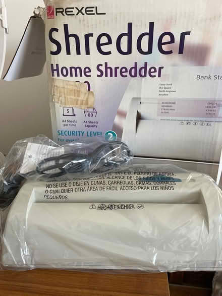 Photo of free New shredder (Faversham ME13) #1