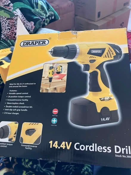 Photo of free Draper 14.4V Cordless drill (Waddon) #1