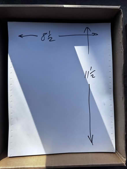 Photo of free Dot Matrix Form Feed Paper And Labels (Huntington YO32) #2
