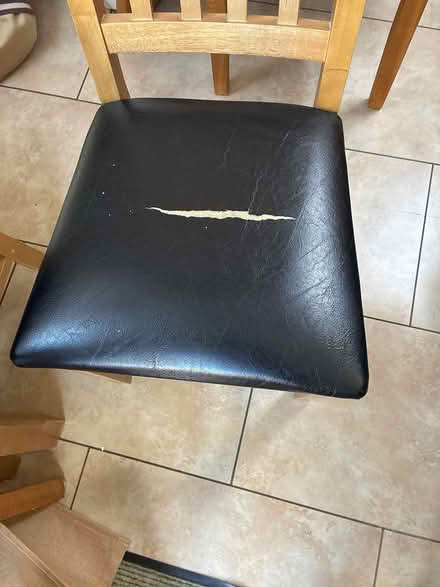 Photo of free 4 x Wooden dining chairs (North Sheen) #3