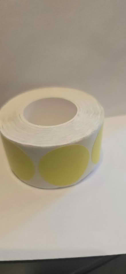 Photo of free Yellow Circle Dots- Sticker (Bexleyheath DA6) #1
