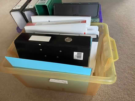 Photo of free Lever arch, ring folders and box folders (Woodley RG5) #3