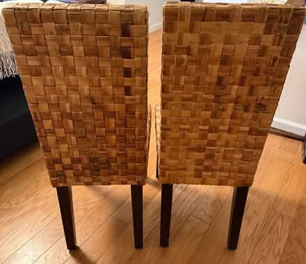 Photo of free Wooden woven decorative chairs (Adams Point) #3