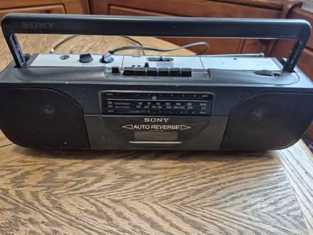 Photo of free Sony boom box with cassette (Rochester - Irondequoit) #1