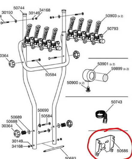 Photo of free Thule 4 bike towbar mounted bike rack carrier (Cutteslowe OX2) #2