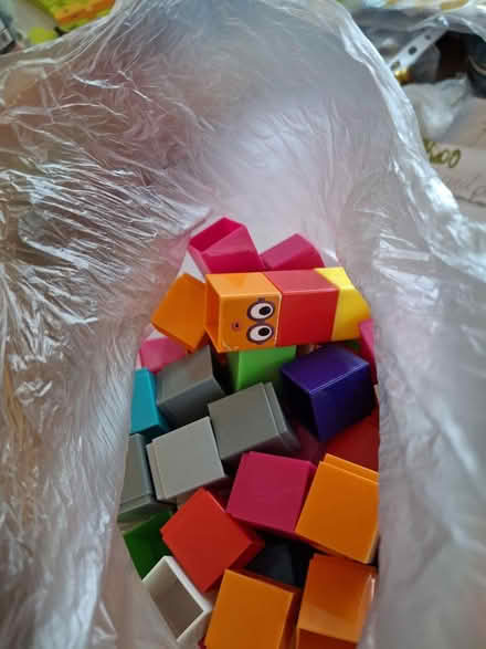 Photo of free Plastic Number Blocks (CR0) #1