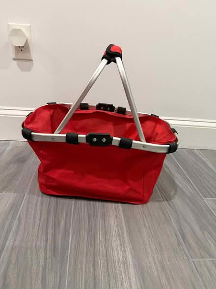 Photo of free Red Material basket (Coolidge Corner, Brookline) #2