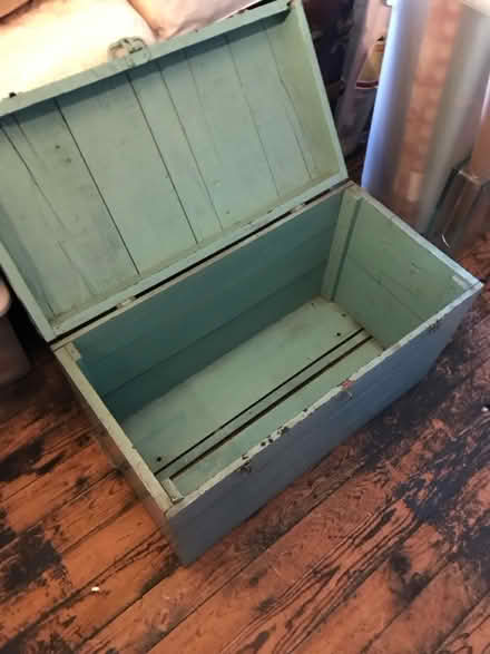 Photo of free wooden storage chest (Sewickley) #1