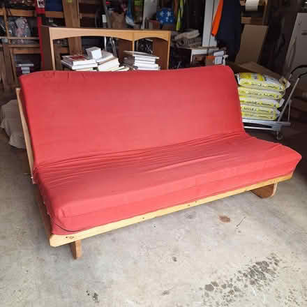 Photo of free Large Futon, great shape (Chief Umtuch, Captain Strong) #1