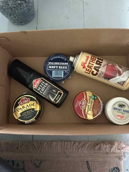 Photo of free Shoe cleaning and care products (Clapham, Bedford) #1