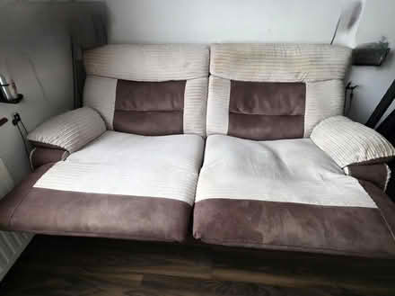 Photo of free Electric Recliner Sofa 3-Seater Fabric (Wanstead IG4) #2