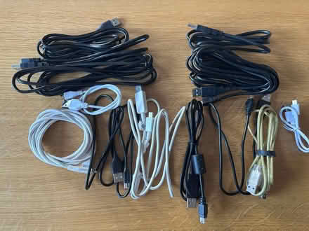 Photo of free Various USB Cables & Chargers (Cookhill B49) #4