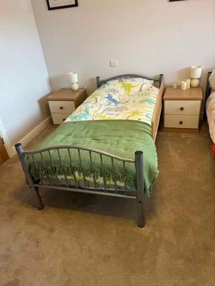 Photo of free 2 single beds with mattresses (Caldicot NP26) #2