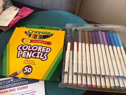Photo of free Colored pencils and markers (Near Lincoln Park) #1
