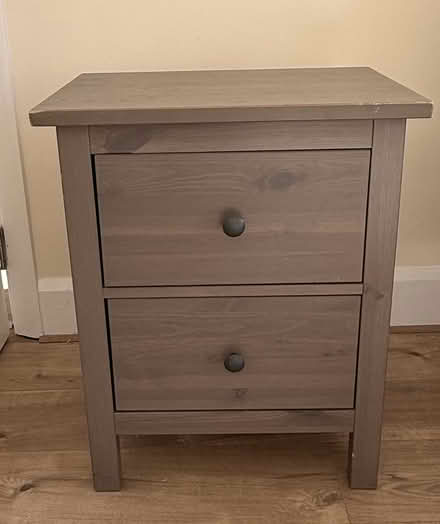 Photo of free Grey wooden side table (Blackheath SE3) #1