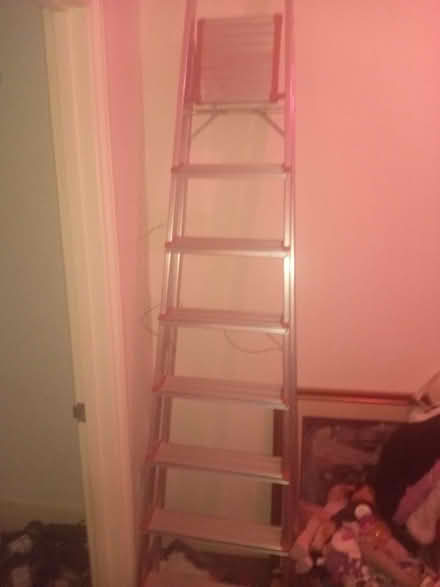 Photo of free Large ladder. 7-8 feet tall. Unused. (Blacklands TN34) #1