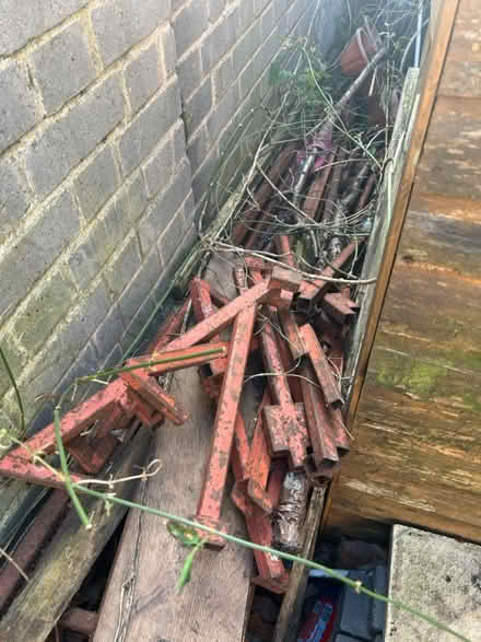 Photo of free Old market stall metal rods (N1 5AF) #2