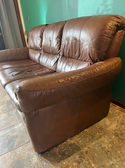 Photo of free leather sofa (Stenson Fields CP DE24) #4