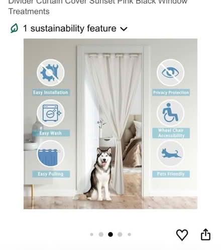 Photo of free Extendable pole and door curtain (Waddon) #2