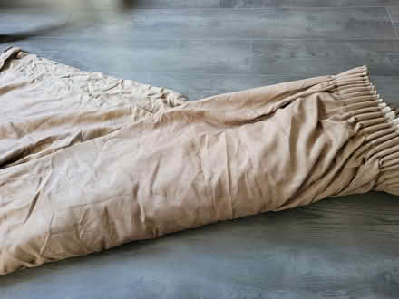 Photo of free Light brown velvet curtains (Tamworth) #1