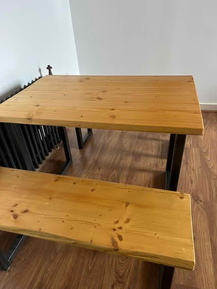Photo of free 2-4 seater dining table and benches (Thamesmead SE18) #3