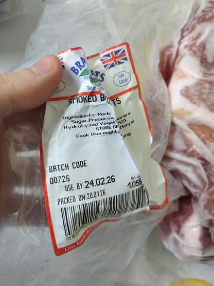 Photo of free Frozen bacon (IG11 Barking) #2