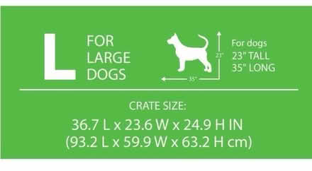 Photo of free Large dog crate (Silver bell & Grant) #2