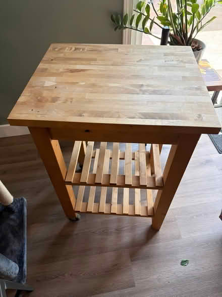 Photo of free IKEA wood island cart (Torrance) #1