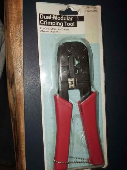 Photo of free RJ45 crimping tool. (Warkton NN16) #1