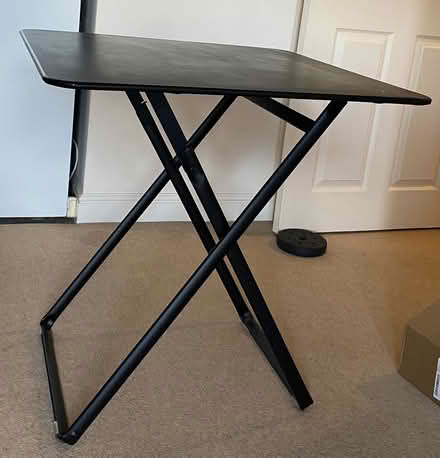 Photo of free Black foldable steel table (Sydenham CV31) #1