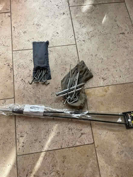 Photo of free Tent pegs and spare poles for Vango tent (Dutton PR3) #1