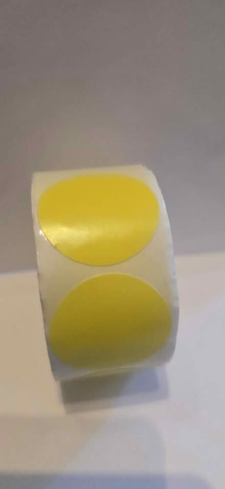 Photo of free Yellow Circle Dots- Sticker (Bexleyheath DA6) #2