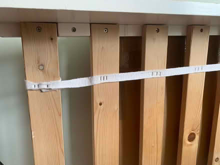 Photo of free White wooden bed frame (Enfield Town EN1) #3