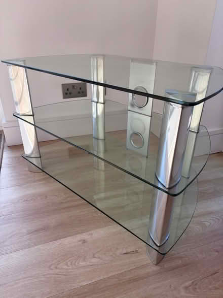 Photo of free Glass corner TV stand (Great Amwell SG12) #3