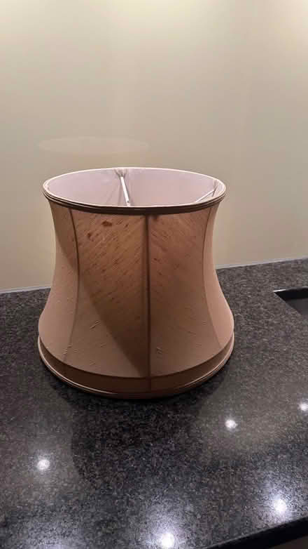 Photo of free 2 Creamy brown Lamp shades (Lexden CO3) #3