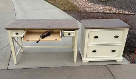 Photo of free Desk & Filing Cabinet (Roxborough / Littleton Area) #1