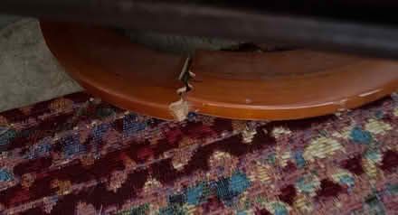 Photo of free Dark brown leather recliner (Newton Abbot) #1