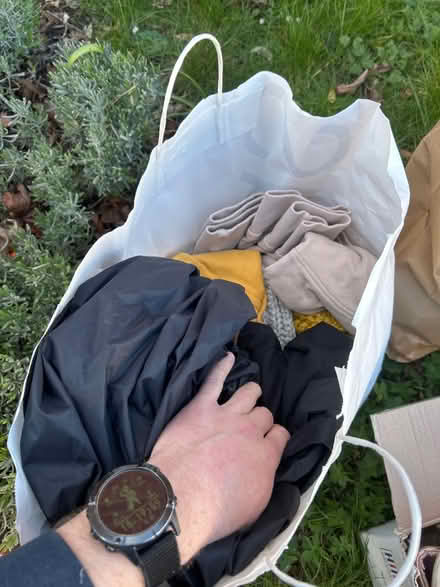 Photo of free Man, girl clothes & shoes & kettle (CB23) #1