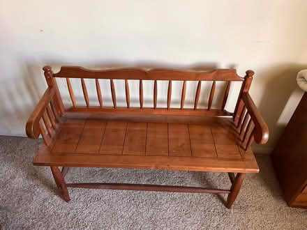 Photo of free Vintage wooden bench (La Cañada) #2
