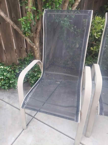 Photo of free 4 outdoor chairs (Fullerton) #1
