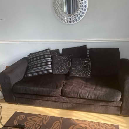 Photo of free Black 3 Seater Sofa (Birmingham B8) #2