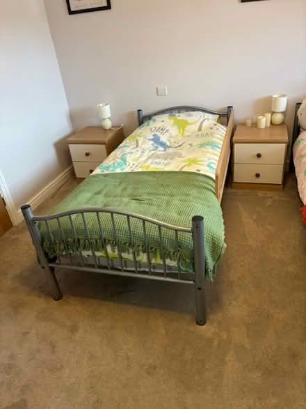 Photo of free 2 single beds with mattresses (Caldicot Gwent) #2